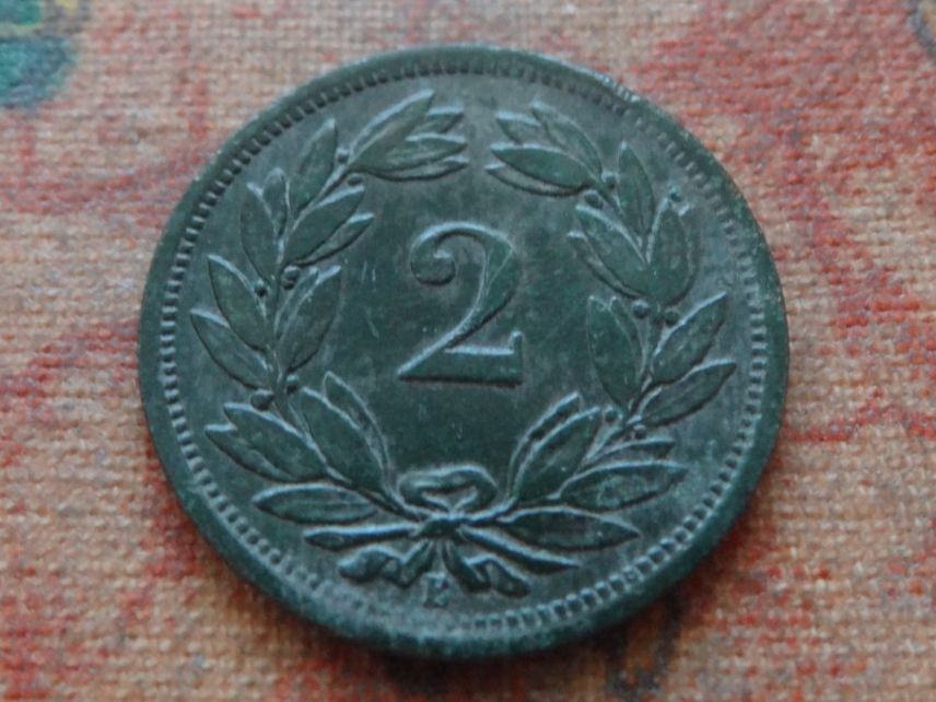 Tutti le monete: 2 Rp. 1875   (A) – Usato da Romanel-sur-Lausanne venduto da Swift13 1