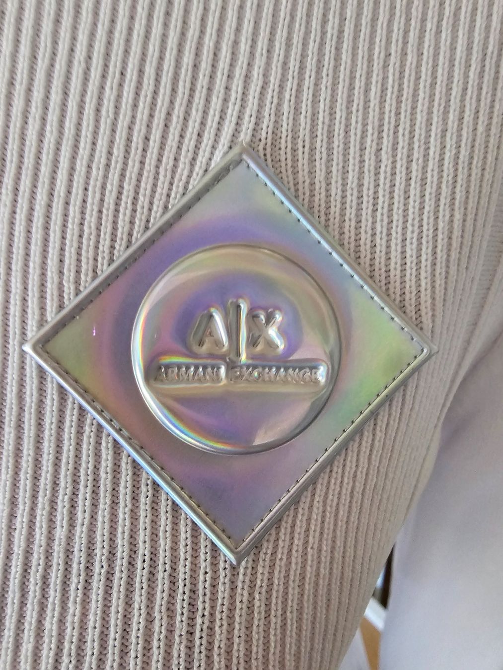 Armani Maglioni & Felpe: Pullover Armani exchange, Gr. S, weiss – Usato da Steinebrunn venduto da sassi31 2