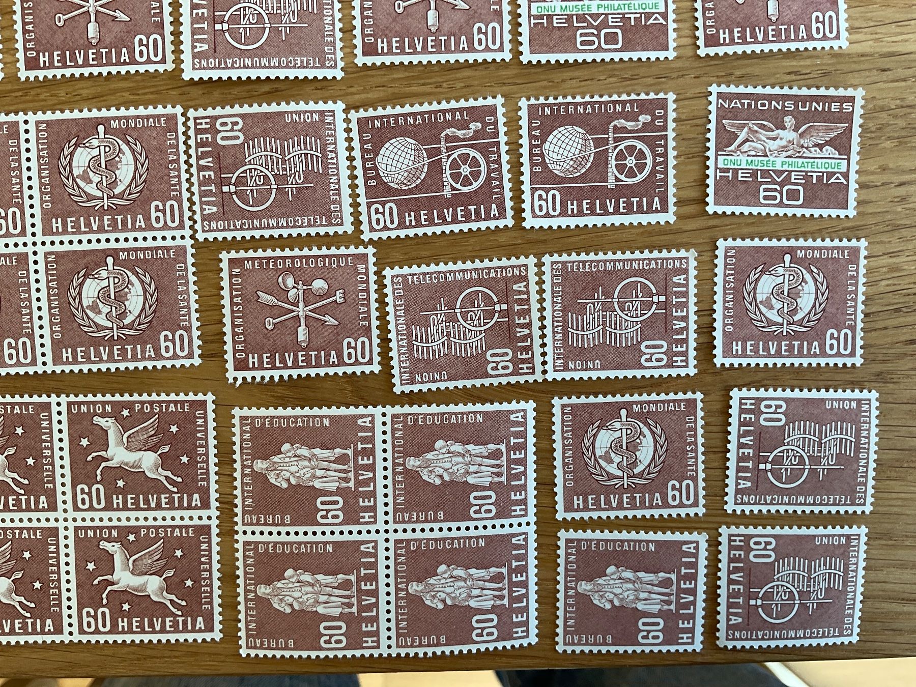 Alle Briefmarken: 60Fr Ämter Frankaturware ungestempelt postfrisch Sammlung – Neu (gemäss Beschreibung) aus Wil SG von Chefsugus 4