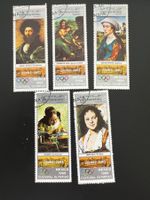 Rep. Yemen Lot Gemälde gest.  (4718)