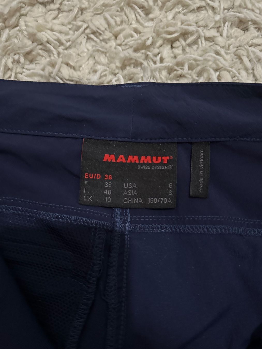 Mammut Pantaloni: Mammut Wanderhose Gr.36 – Usato da Bern venduto da BrandVilla 5
