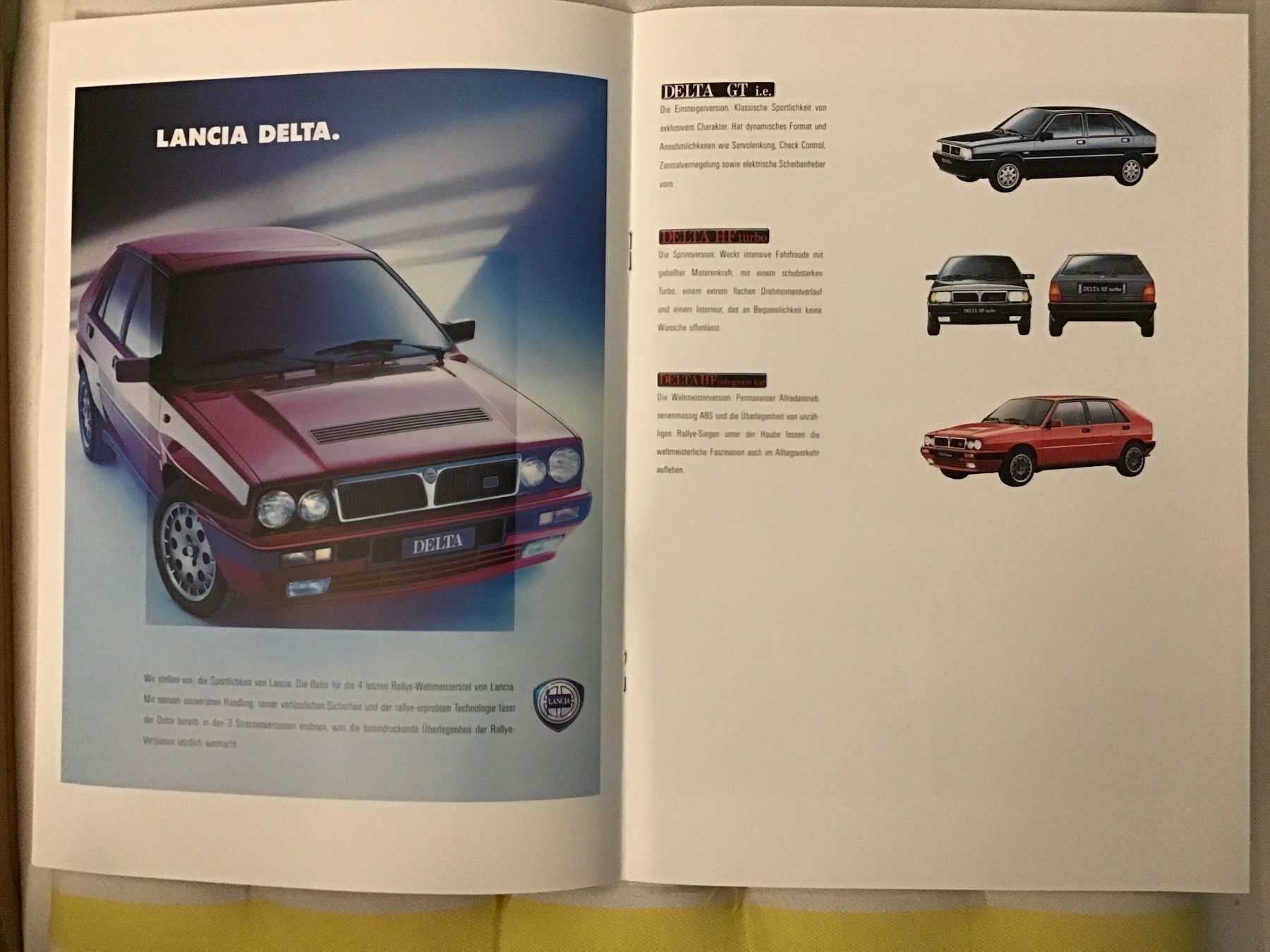 Lancia Dokumente: Lancia Programm Verkaufsprospekt – Gebraucht aus Scherzingen von Starseller62 3