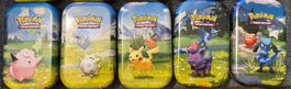 Mini Tins Set OPENED BOX Pokémon (ArtWork) ME2.5