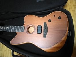 Fender American Acoustasonic Jazzmaster Mahogany