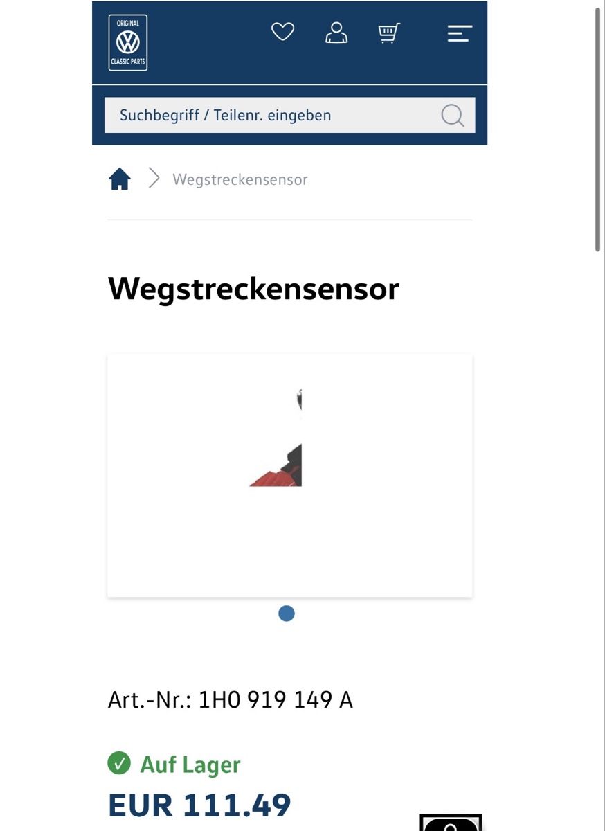 VW Alle Autoersatzteile: VW Golf2 Getriebe Wegstreckensensor – Gebraucht aus Gampelen von ste_r6hj 4