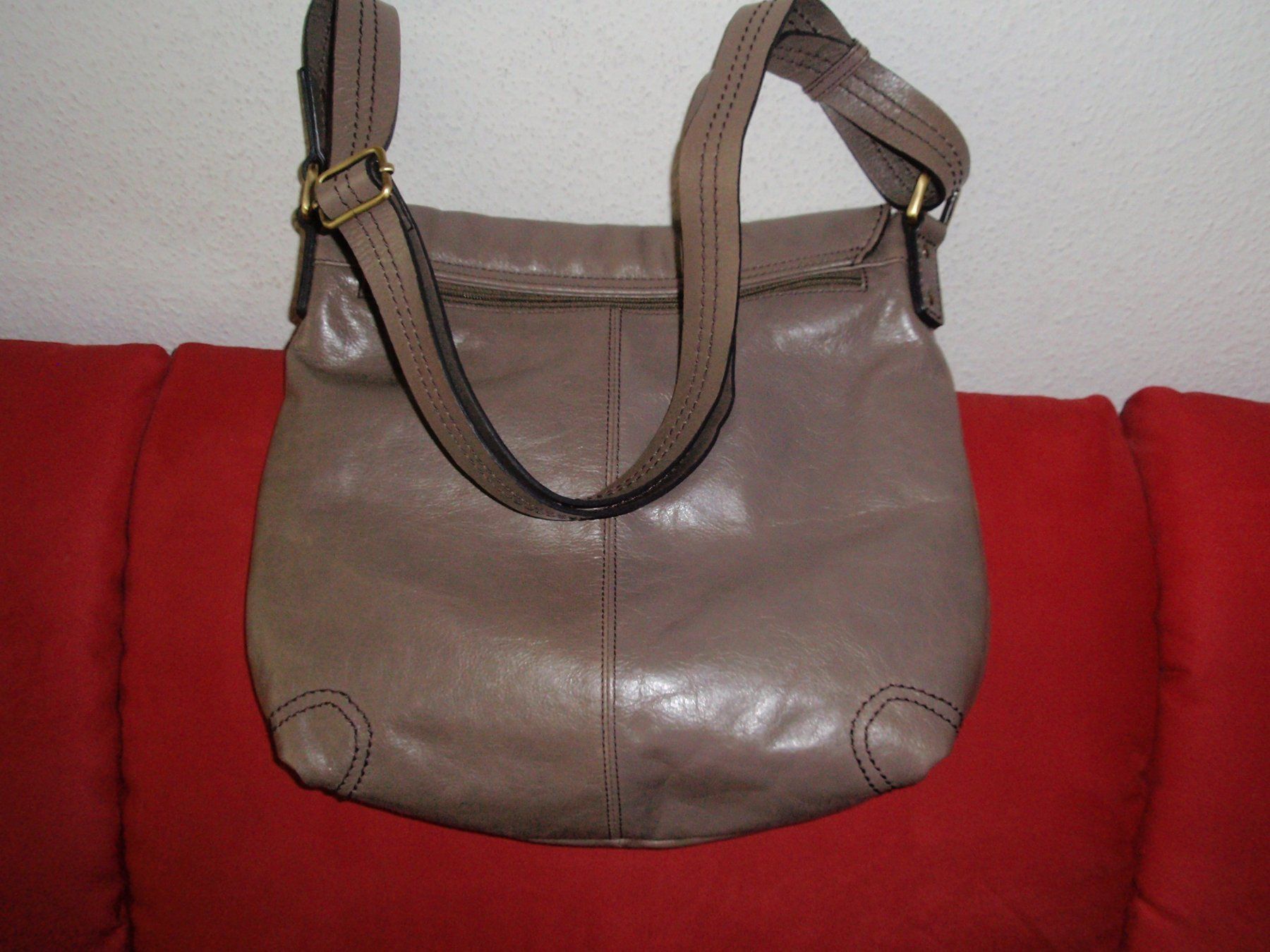 Picard Borse da donna: Picard Leder Umhängetasche helltaupe – Usato da Basel venduto da Birs868 3