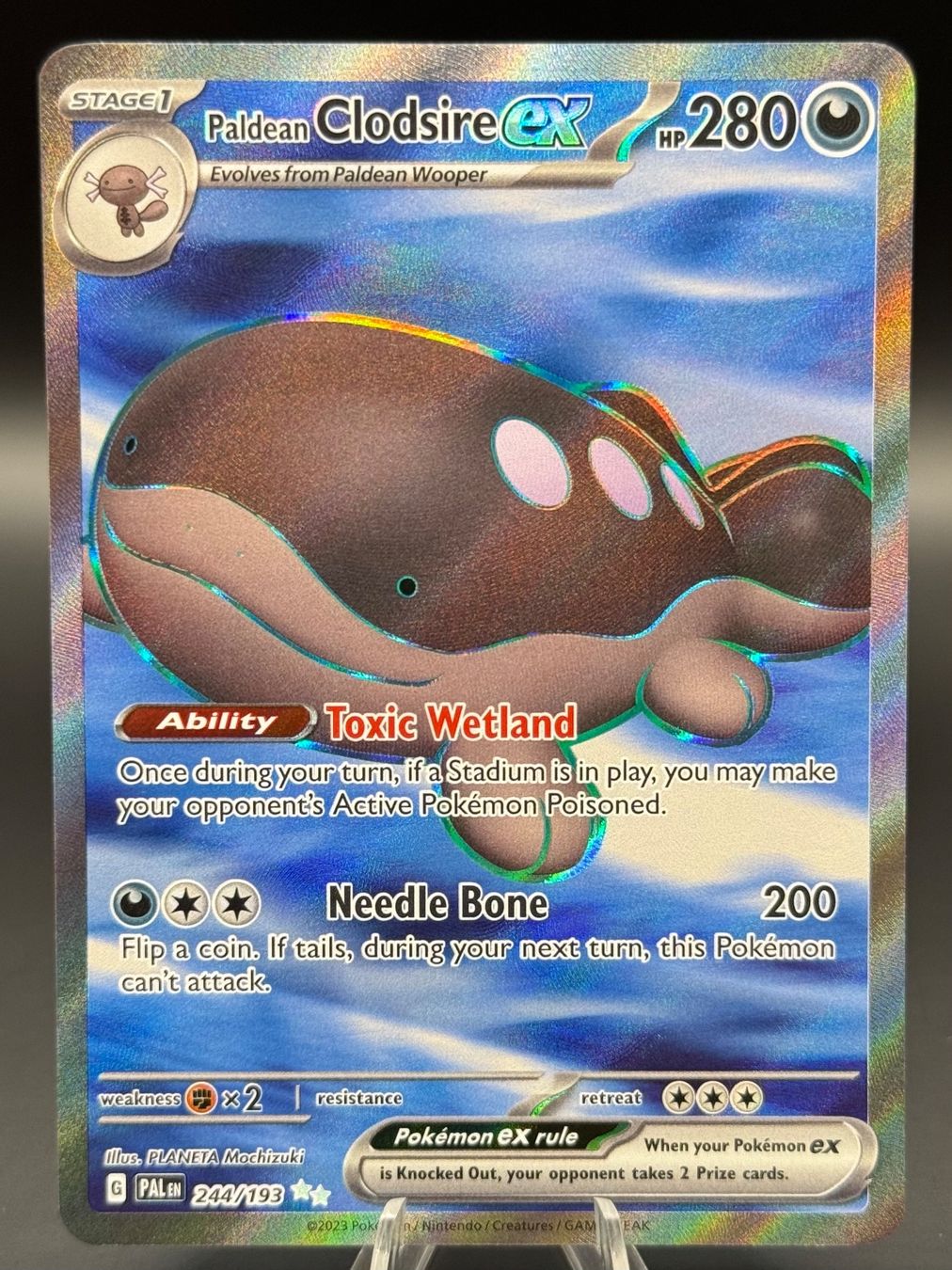 Pokémon Carte collezionabili: Paldean Clodsire ex 244/193 EN Paldea Evolved – Nuovo (secondo la descrizione) da Langenthal venduto da TheCrib