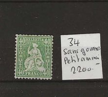 timbre 34 SBK Fr. 2200.00