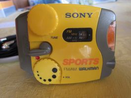 Sony Walkman Sports Radio AM/FM mit neuen SONY Kopfhörern
