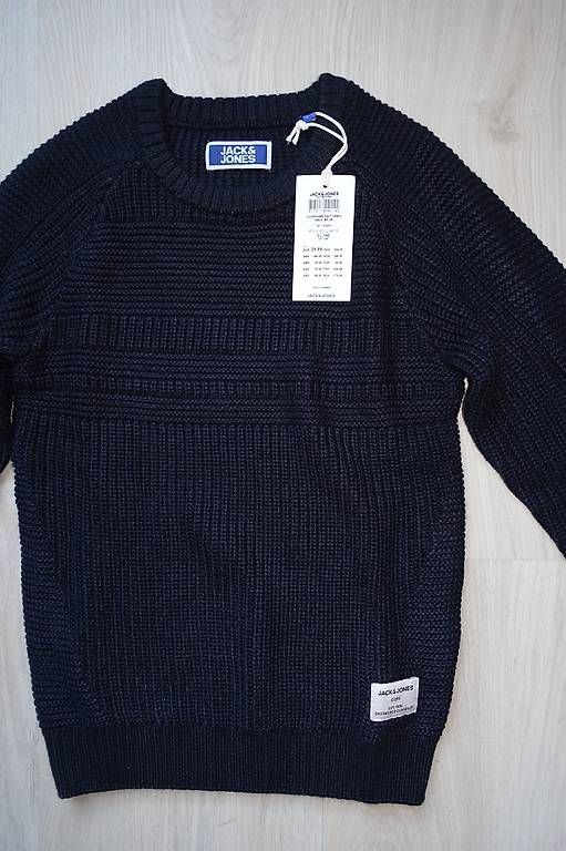 Jack & Jones Pulls et sweat-shirts: Pulli/ Pullover /Strickpullover navy Jack Jones 140 Neu! – Neuf avec emballage d'origine à Urdorf par mybulu 3