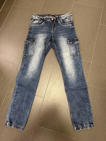 Jeans Hose blau mit Seitentaschen akzeptabler Zustand