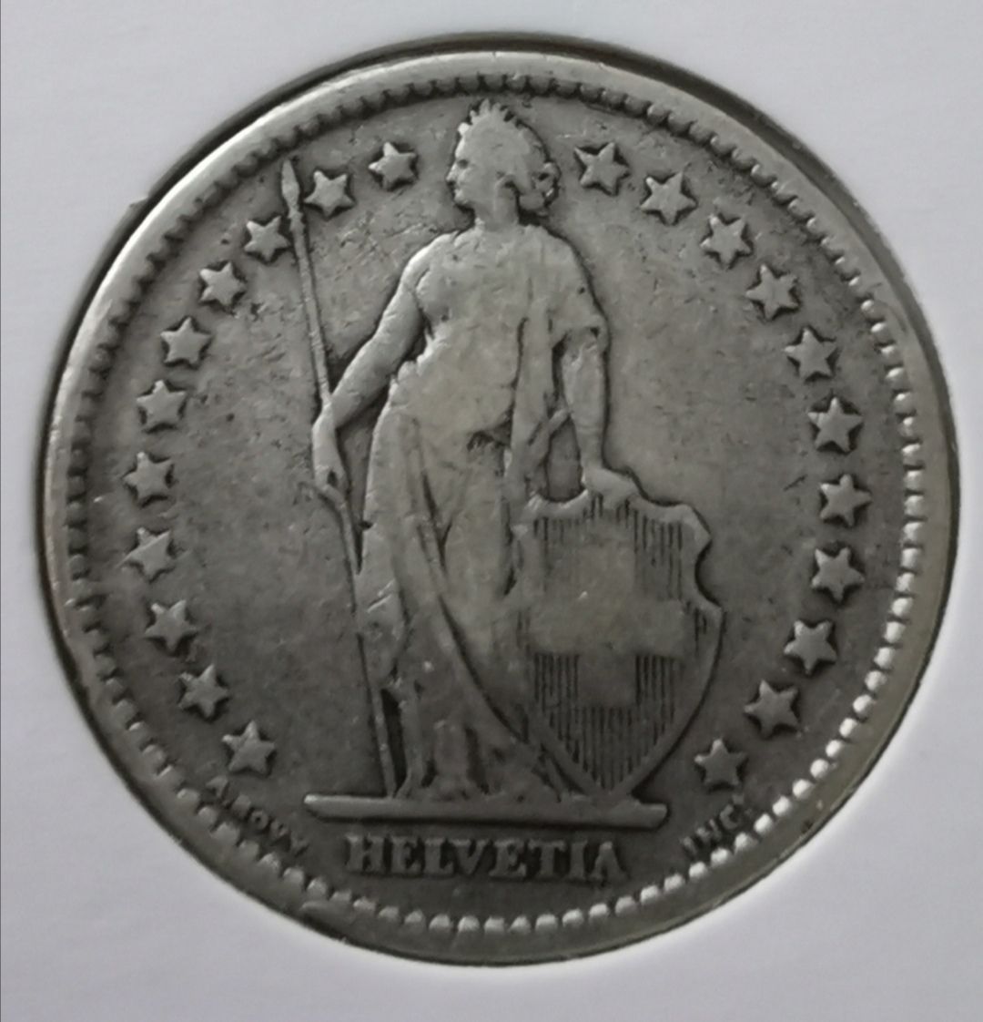 Tutti le monete: 2 Franken 1875 Silber – Usato da Zürich venduto da turbopuz 1