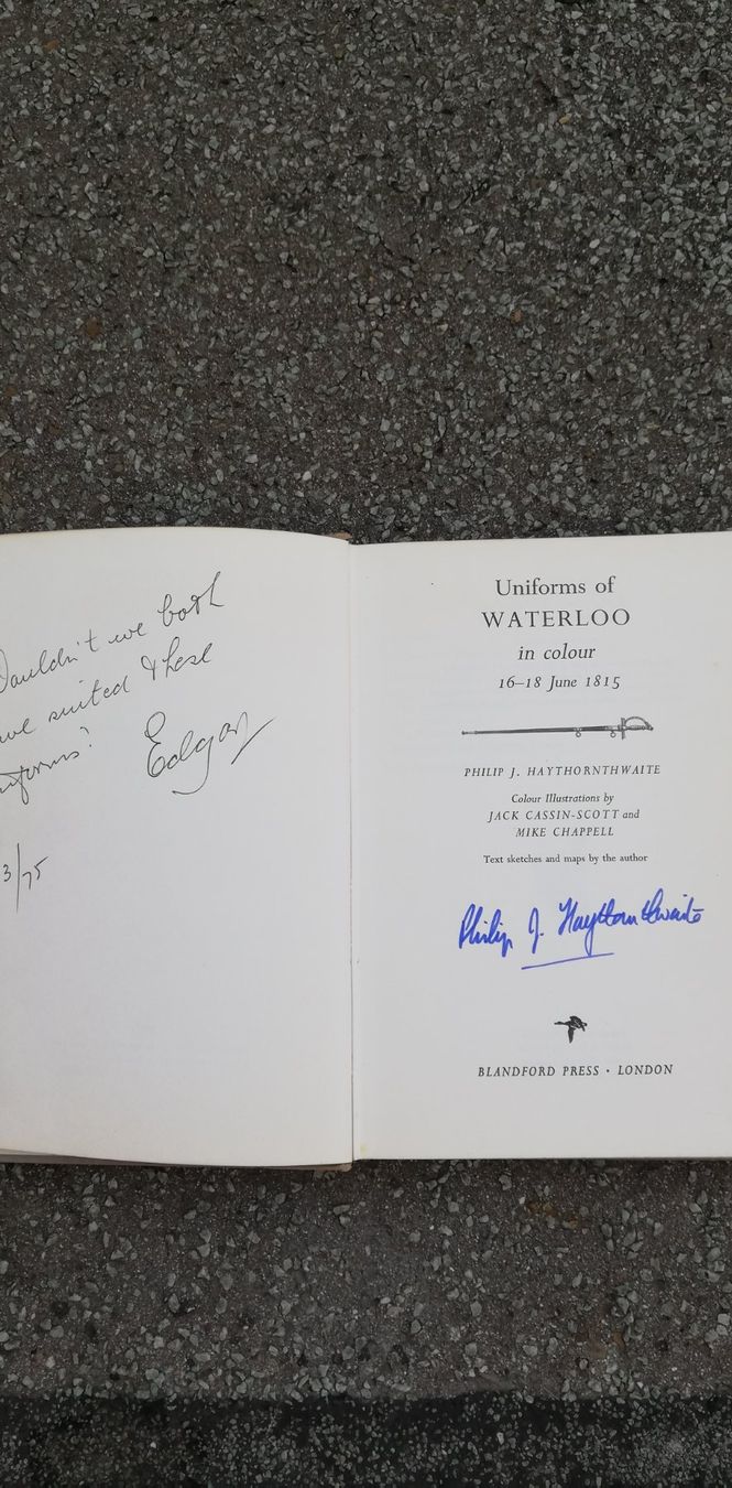 Libri: Uniforms Of Waterloo – Usato da Thun venduto da Matthias72 5
