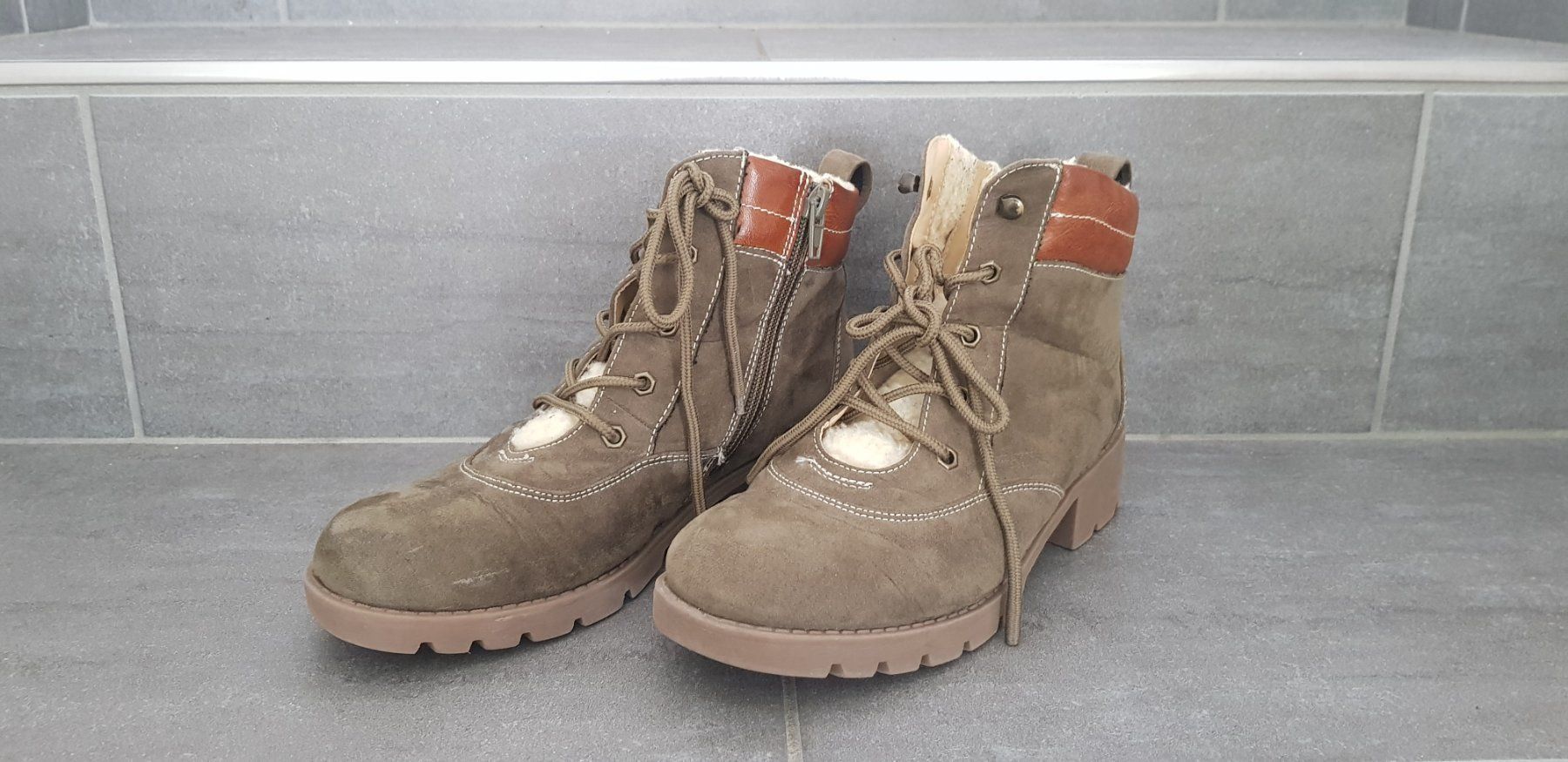 Scarpe per ragazze: Winterschuhe grün gr.36 – Usato da Mezzovico venduto da maemy 1