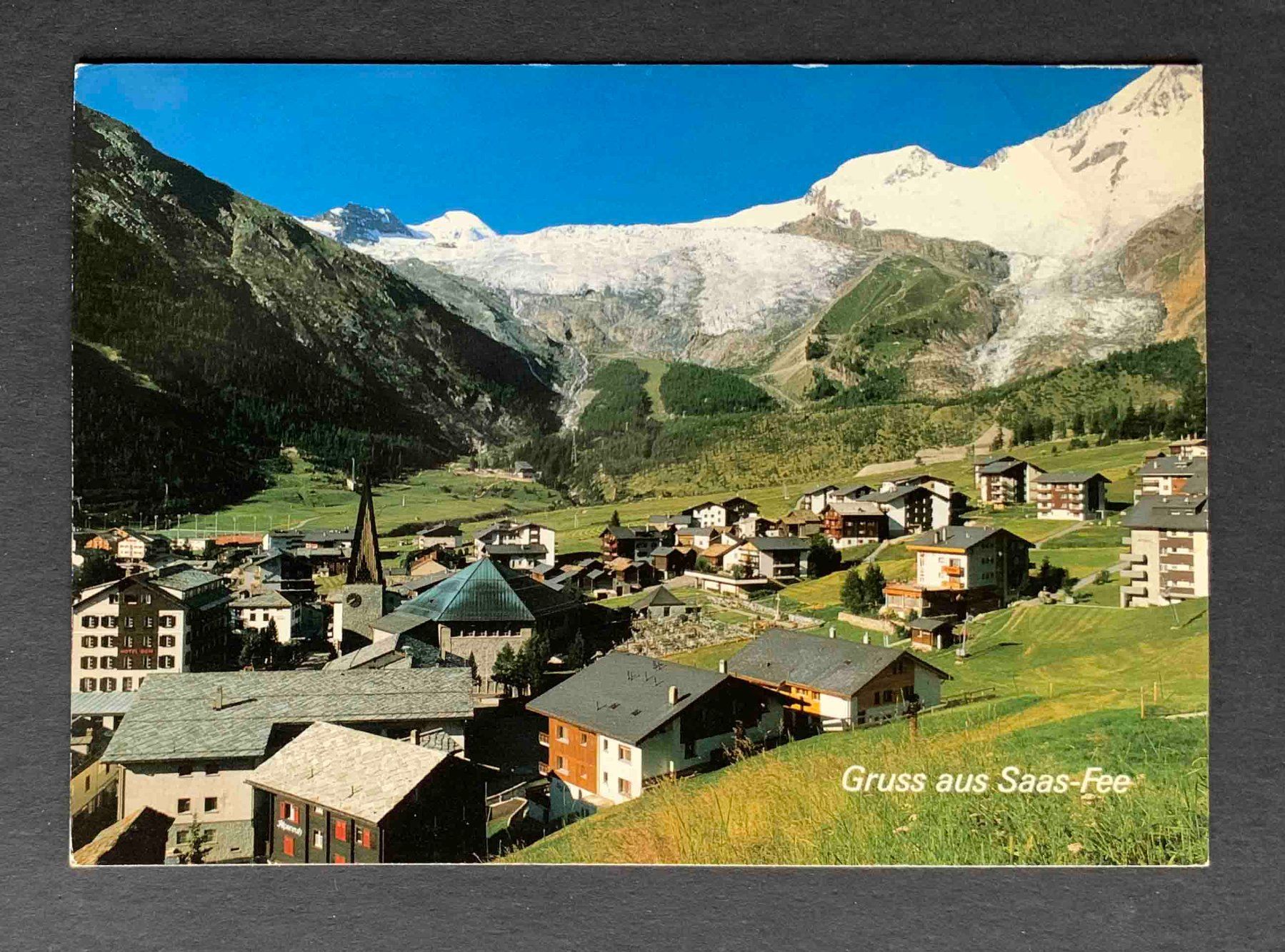 Ansichtskarten: AK Gruss aus Saas Fee – Gebraucht aus Goldau von artelier1