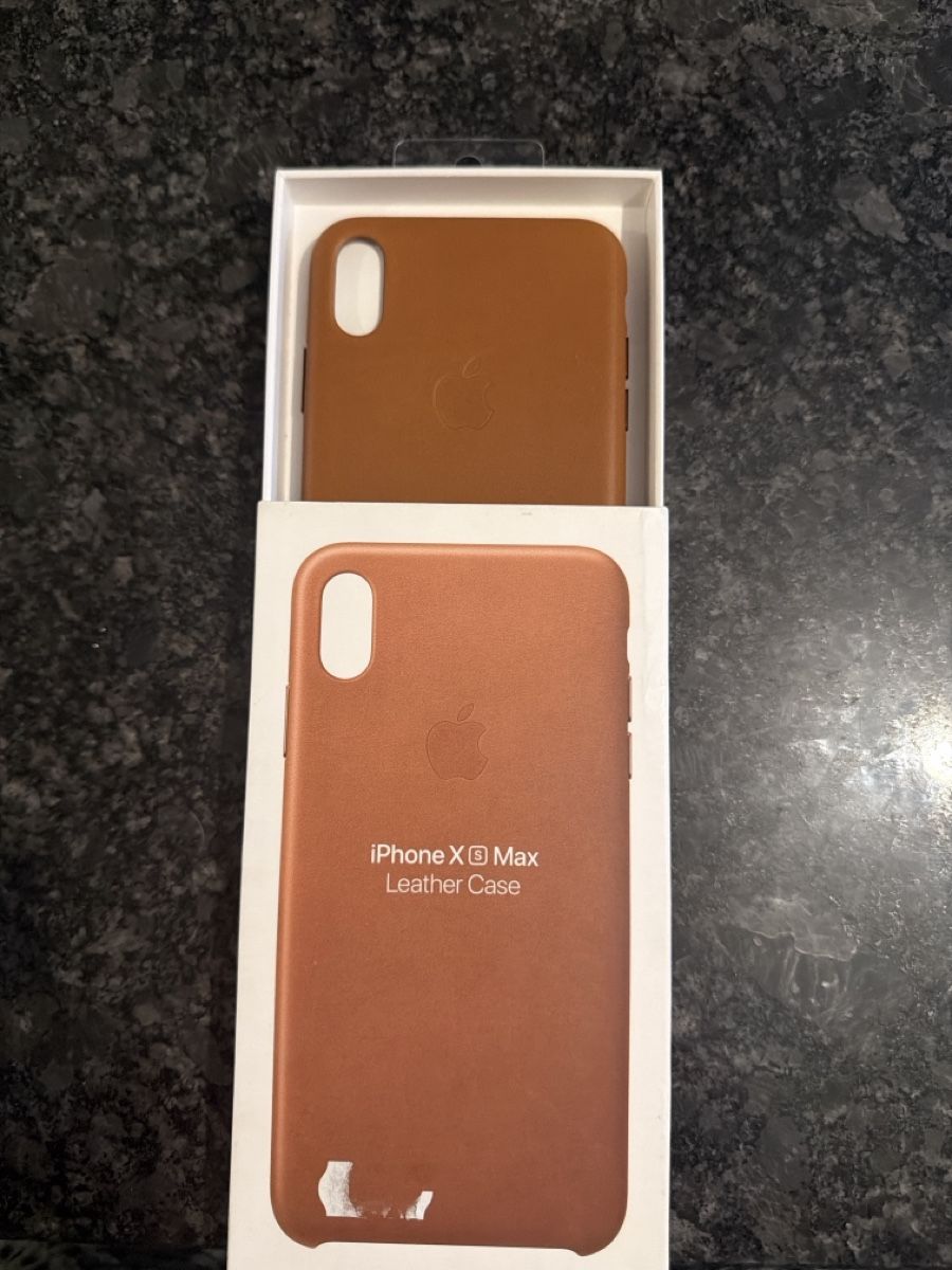 Apple Cover & Protezioni schermo: Coque en cuir iPhone XS Max neuve  – Nuovo (secondo la descrizione) da Yverdon-les-Bains venduto da ame_7f2x