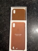 Coque en cuir iPhone XS Max neuve 