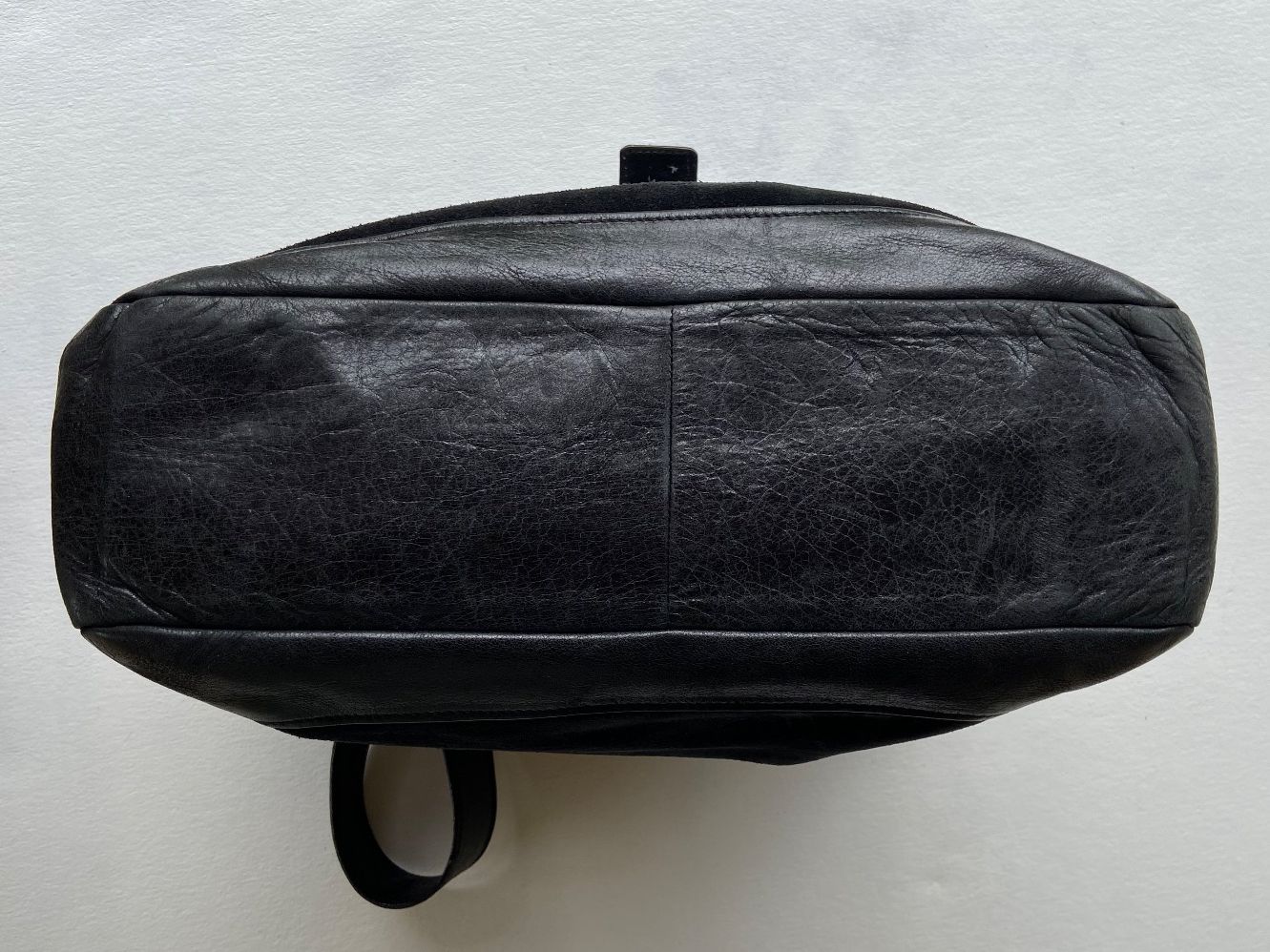 Borse da donna: Schwarze Handtasche Wildleder/Leder – Usato da Lenzburg venduto da Boffer1A 5