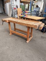Werkbank Holz mit Spannpratzen guter Zustand