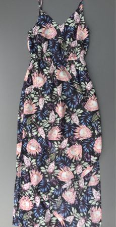Sommerkleid H&M Gr. 36 Maxikleid blumig