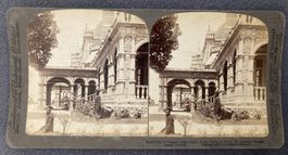 Indien-Architektur-Stereofoto-Stereoskopie-Stereobild