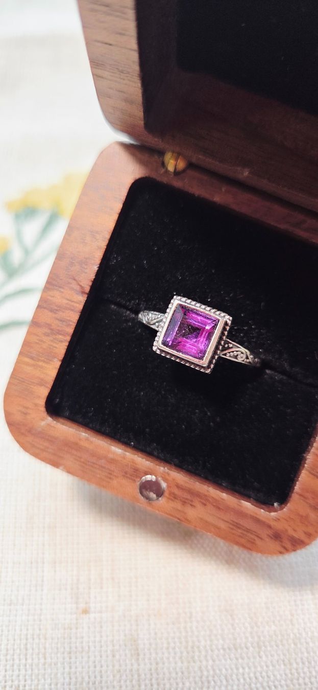 Anelli: NEW - S925 Amethyst Ring (Adjustable) – Nuovo (secondo la descrizione) da Zürich venduto da cin_wcf6 4