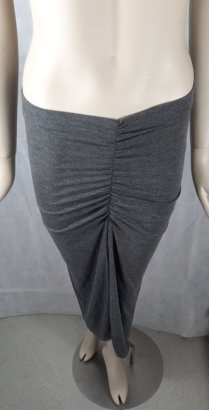 Boohoo Gonne: BOOHOO Stretch-Jersey Rock Mit Raffungen Grau Gr.34 – Nuovo (secondo la descrizione) da Seuzach venduto da VT-Collections2 5