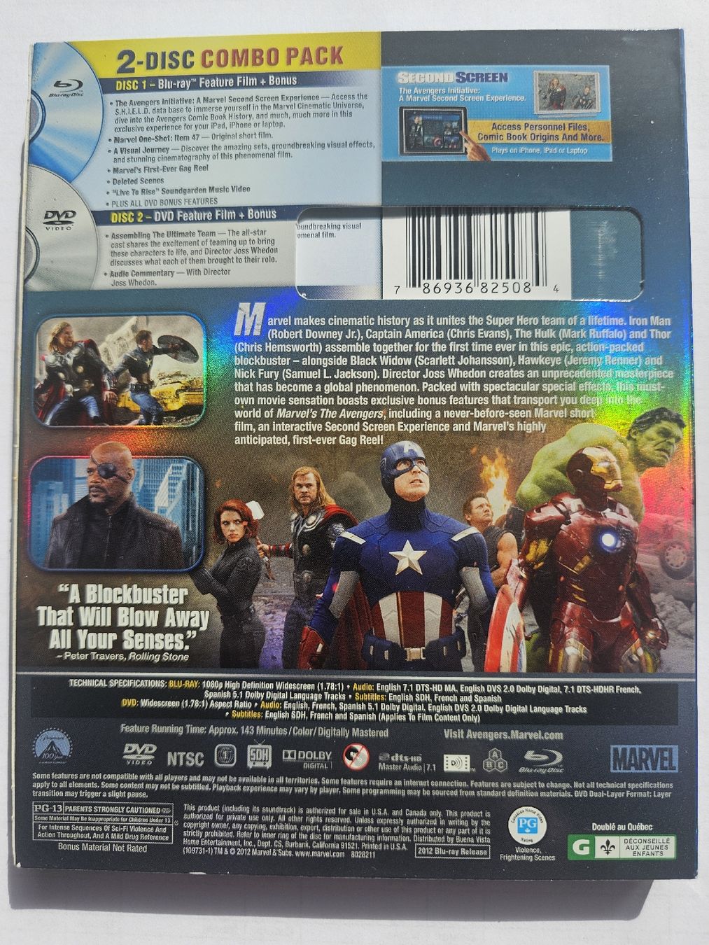 Alle DVDs: Avengers - The Avengers Blu-ray + DVD Set – Gebraucht aus Würenlos von  1