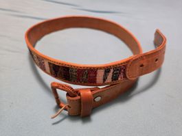 Echter Indianischer Ledergurt (Maya)