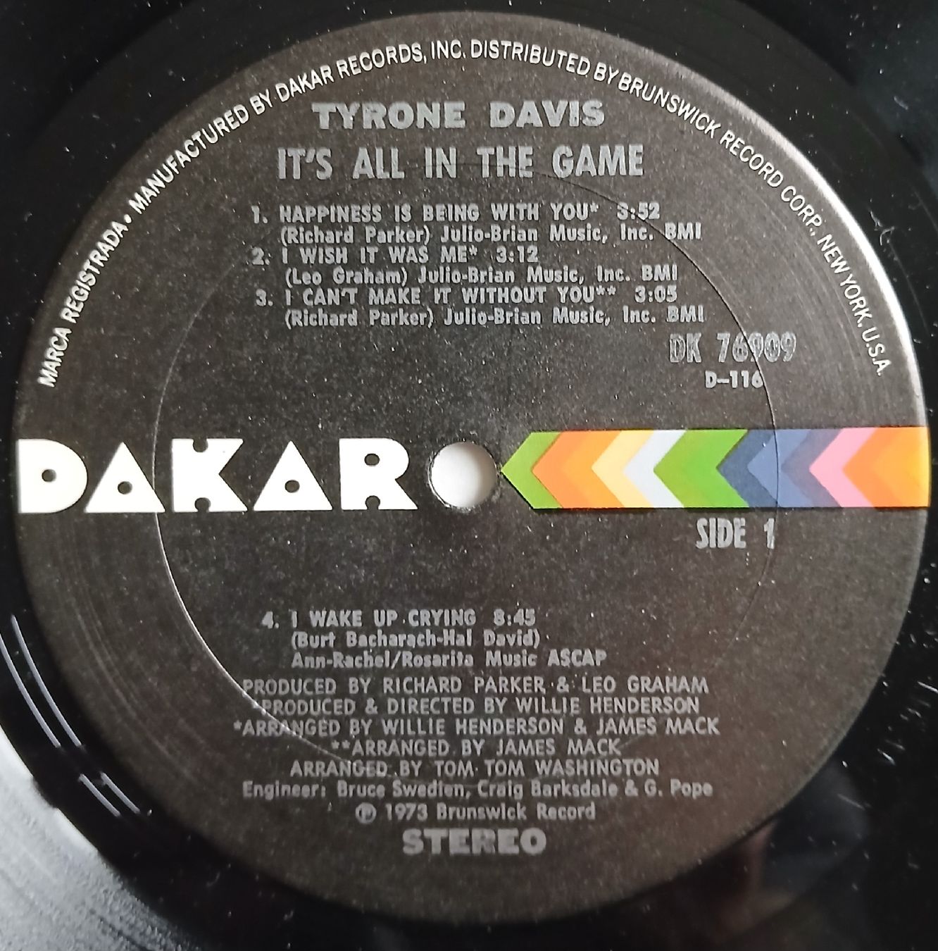Dischi in vinile: LP - Tyrone Davis . it s all in the game . – Usato da Lausanne venduto da Soulbrother 2