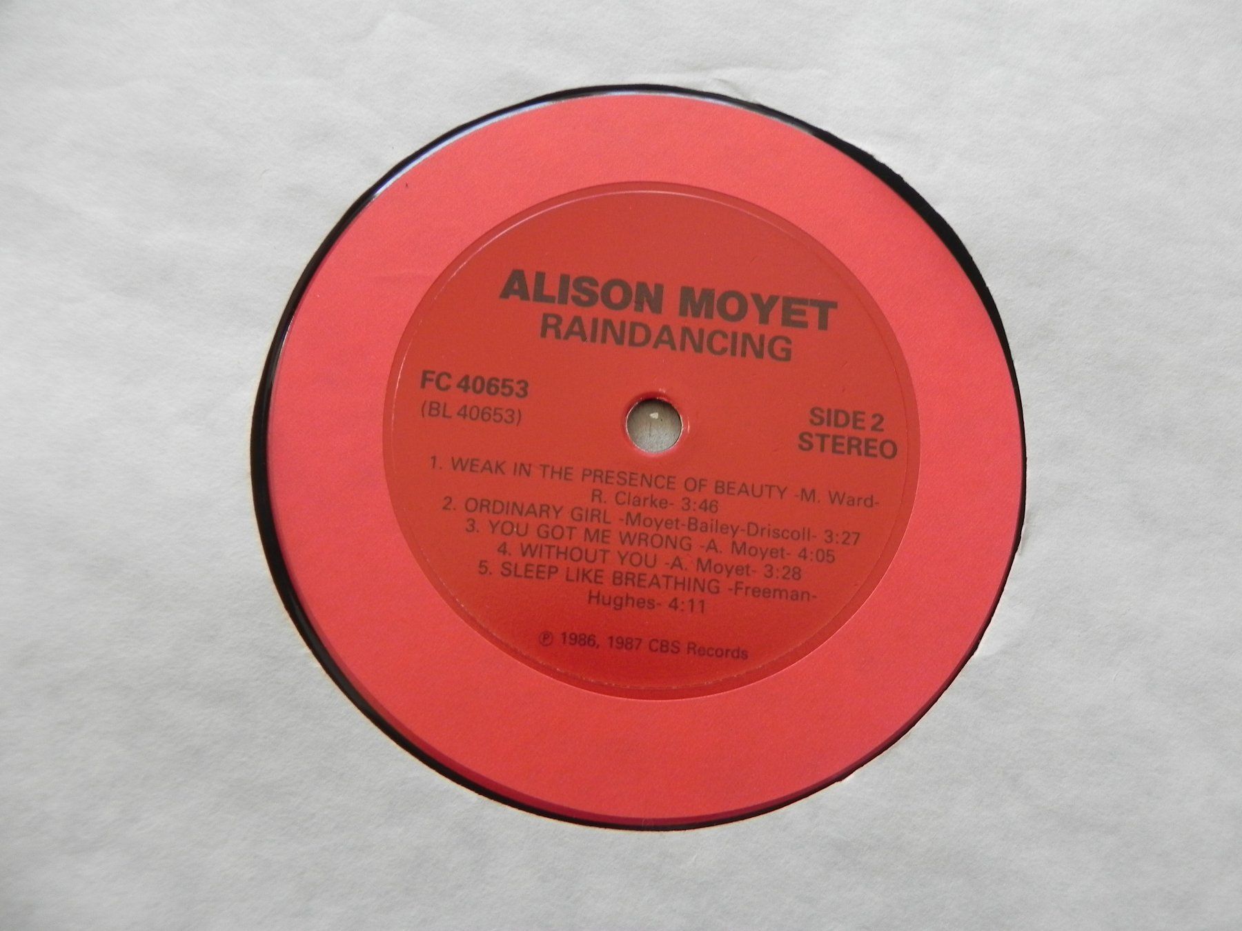 Dischi in vinile: LP brit Synth Pop Alison Moyet 1987 – Usato da Siebnen venduto da krimsie 5