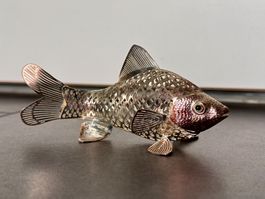 Christofle Collection Lumiere Jardin Onyx Fisch Silber alt