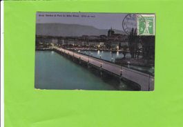 Genève-Pont-Effet de nuit
