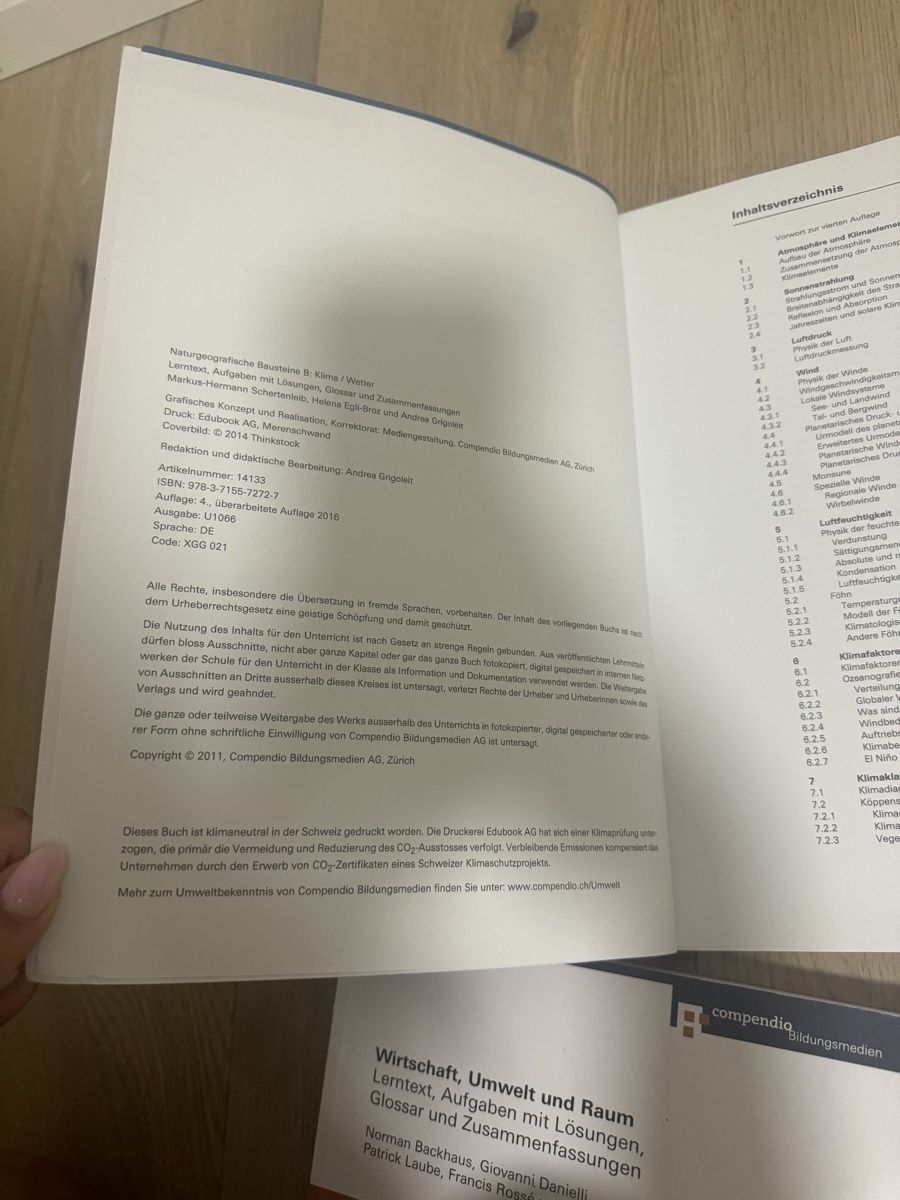 Bücher: Compendio Geographiebücher / Lehrmittel – Neu (gemäss Beschreibung) aus Zollikofen von mon_mj72 4
