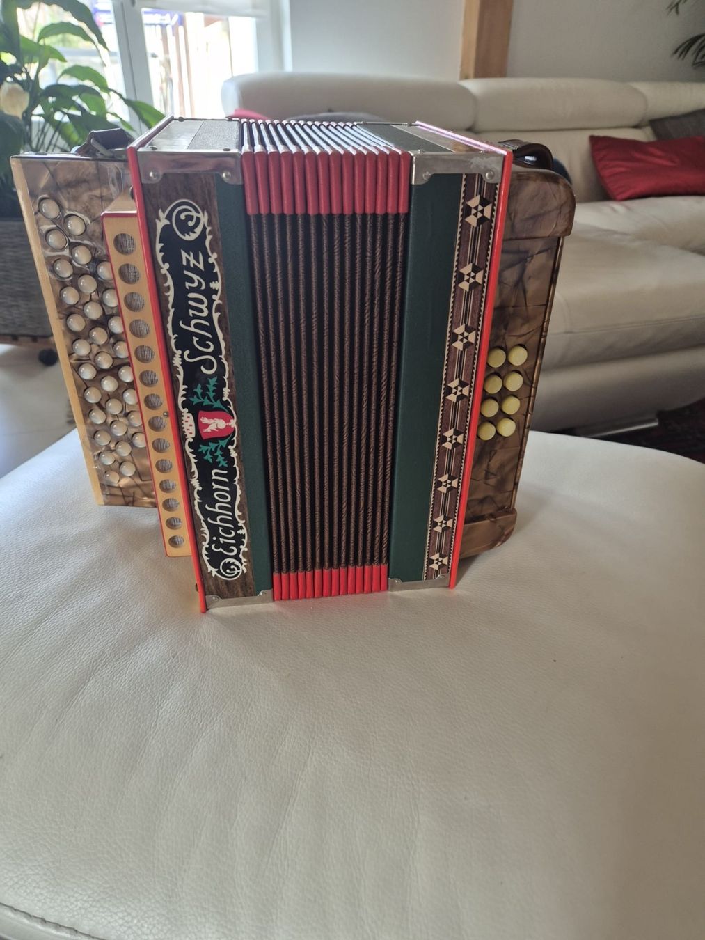 Eichhorn Strumenti musicali: Eichhorn Schwyzerörgeli Handorgel,  8 Bässe – Usato da Müntschemier venduto da Kunming