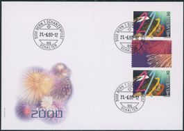 2000 - Millenium - Zwischenstege - Ersttagsbrief FDC ET