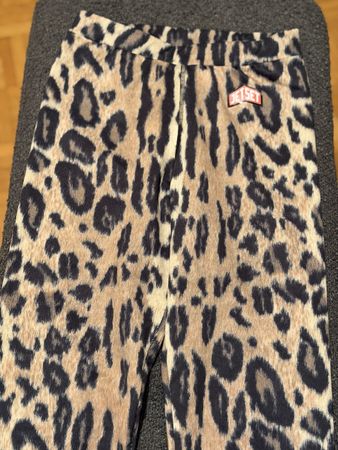 Jet Set Leopard Print Leggings - Size 0