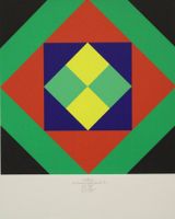 Rudolf Hurni (1914–2003) Collage konkrete Kunst