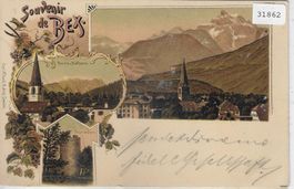 Souvenir de Bex - Litho