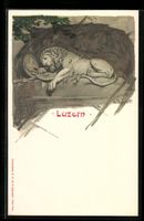 Lithographie Luzern, Löwendenkmal