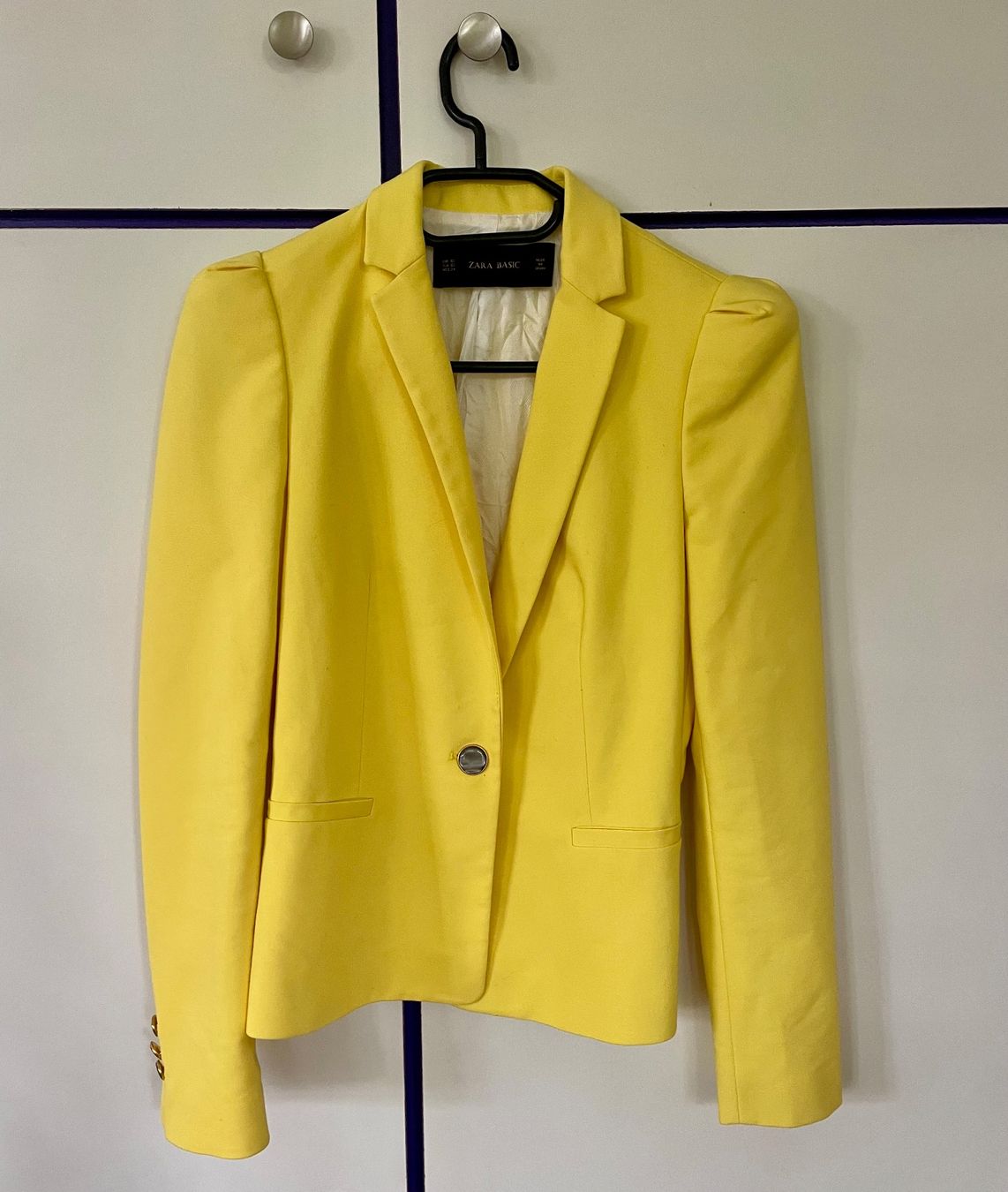 Zara Giacche: Zara Basic Blazer Gelb, , Sommerlich & Elegant! – Usato da Biel/Bienne venduto da linette78