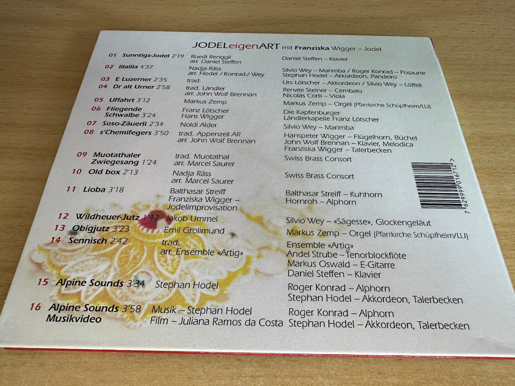 CD: Wigger Franziska - Jodeleigenart – Usato da Rikon im Tösstal venduto da Alpenmutz 1