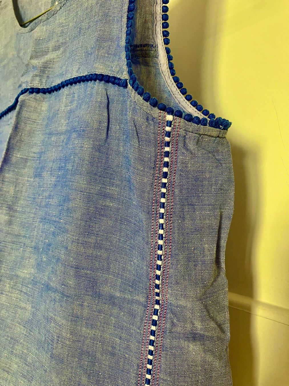 J.Crew Top: Blaues J. Crew Top aus Leinen, Gr. 0 – Usato da Zürich venduto da mou_j96c 2