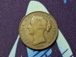 Nova Scotia-Victoria 1-Penny 1856.