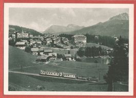 Arosa mit Bahn der RhB - ca. 1935