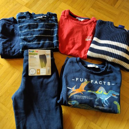 Kinder Kleidung Set Pullover Hose Grösse 122 128 gebraucht