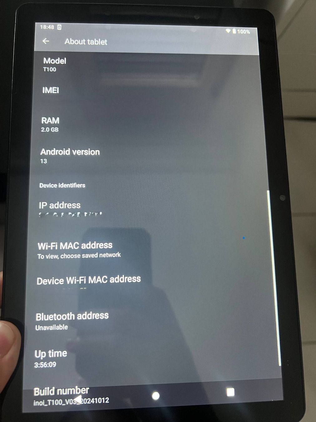 Tablet PC: INOI Tablet T100 – 10.1" Android Tablet, Space Gray – Usato da Binningen venduto da vitalii_zozulia 1