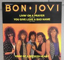 Bon Jovi Maxi-Single Livin' On A Prayer Vinyl Platte
