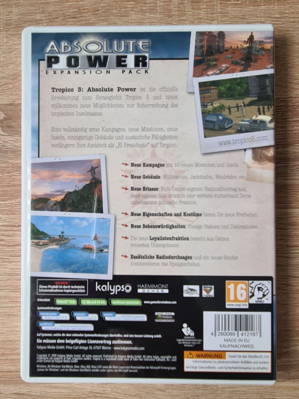 Giochi: Tropico 3: Absolute Power - Exp.Pack -PC – Usato da Carouge GE venduto da Franllo 1