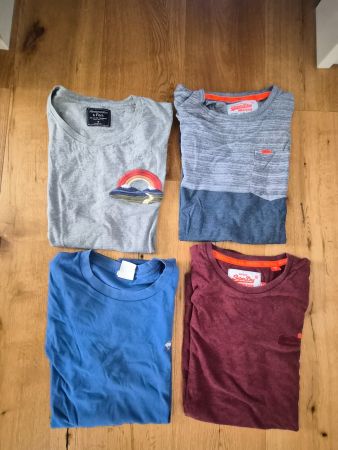 T-Shirt Paket Abercrombie & SuperDry Gr. M